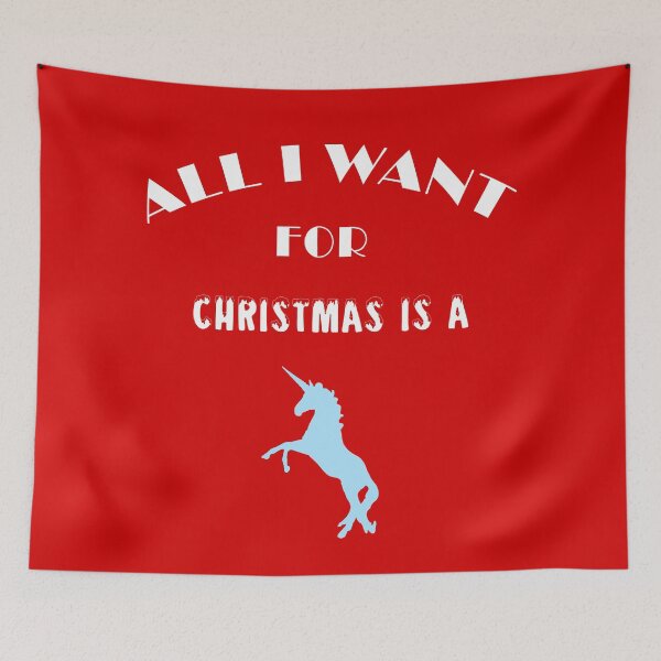 Item preview, All I Want For Christmas Is A Unicorn designed and sold by Ruwans.