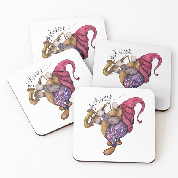 Item preview, Gnome Playing the Saxophone-gift for music students & teachers designed and sold by BRtisticDesigns.