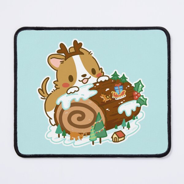 Item preview, Lazy Corgi - Christmas Cake with Reindeer (Blue) designed and sold by LazyCorgiHK.