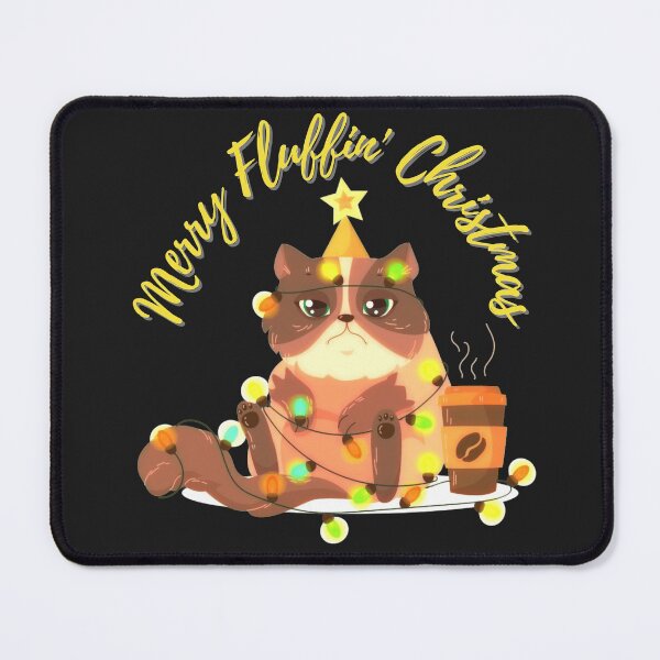 Item preview, Merry Fluffin Christmas designed and sold by PurrfectLuv.