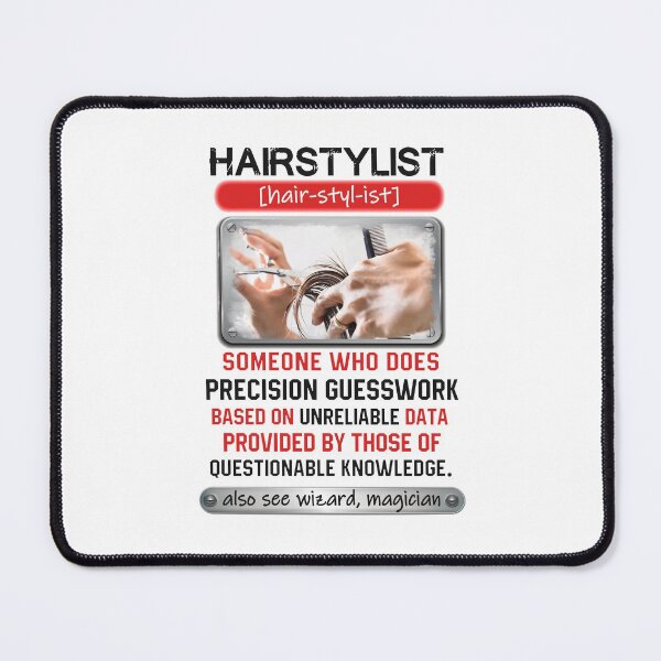 Item preview, Awesome Hairstylist Who Does Precision Guesswork designed and sold by triclownmerch.