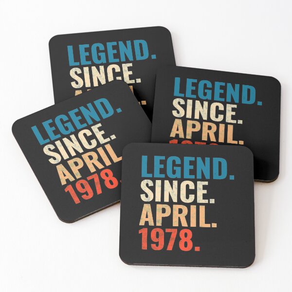 Item preview, Legend Since April 1978 Retro Vintage designed and sold by Teelogic.