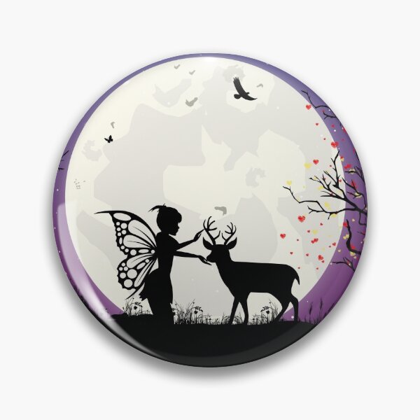 Item preview, Fairy and Deer by Moonlight designed and sold by murkyswamp.
