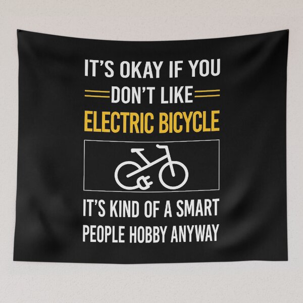 Item preview, Funny Smart People Electric Bicycle E Bike Ebike designed and sold by fatherbarliman.
