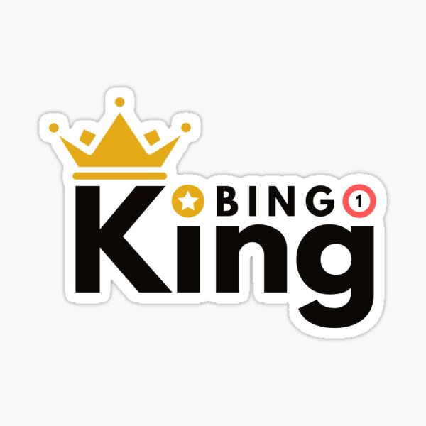 bingo-king-the-king-of-bingo-best-player-sticker-by-singrsong