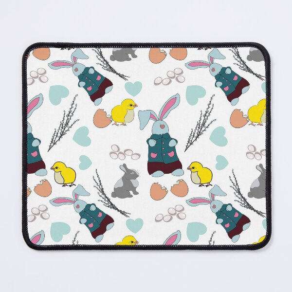 Item preview, Easter bunny holiday illustration designed and sold by Mashusha-art.