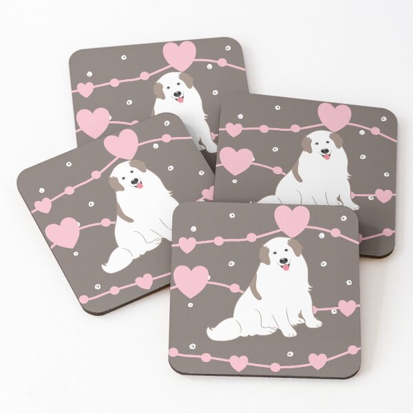 Item preview, Love Badger Great Pyrenees Dog with Markings designed and sold by Lulupainting.