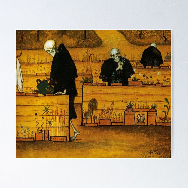 Item preview, The Garden of Death, by Hugo Simberg designed and sold by ForgottenGarden.