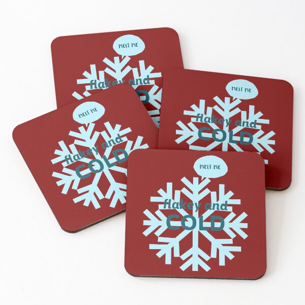 Item preview, melt me flakey and COLD red designed and sold by AndPeace702.