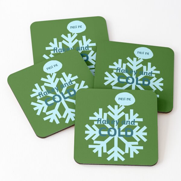 Item preview, melt me flakey and COLD green designed and sold by AndPeace702.