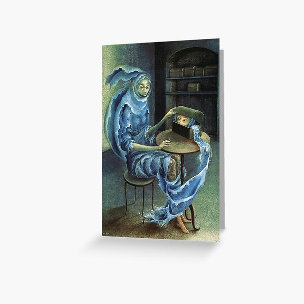 Meeting, by Remedios Varo Greeting Card