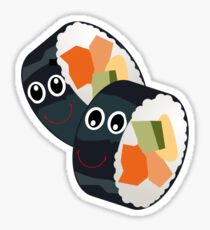 Happy Cartoon Sushi Sticker