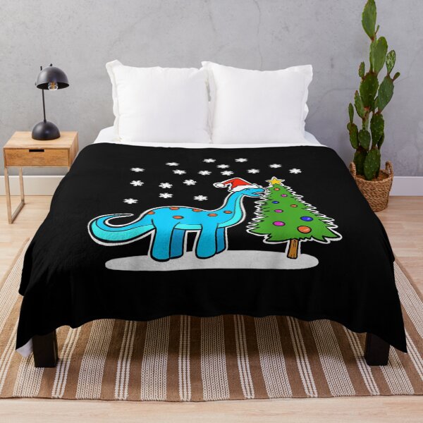 Item preview, Christmas Brachiosaurus Dinosaur eating a Christmas Tree designed and sold by Savelievich.