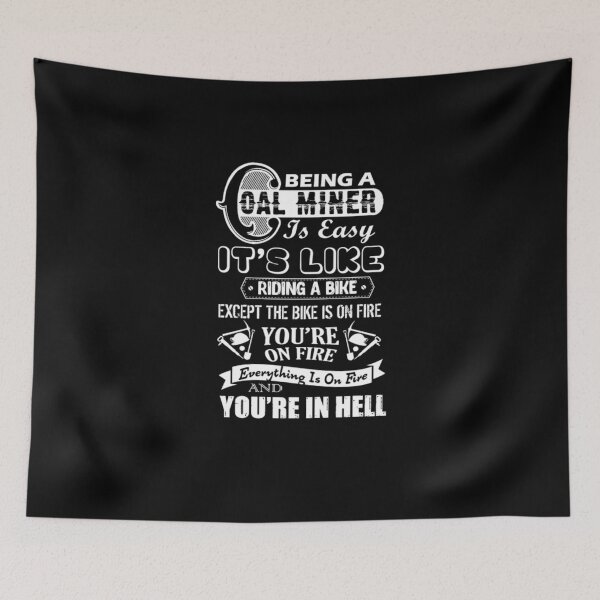 Item preview, Coal Miner Easy Like Riding A Bike  designed and sold by aryagiri.