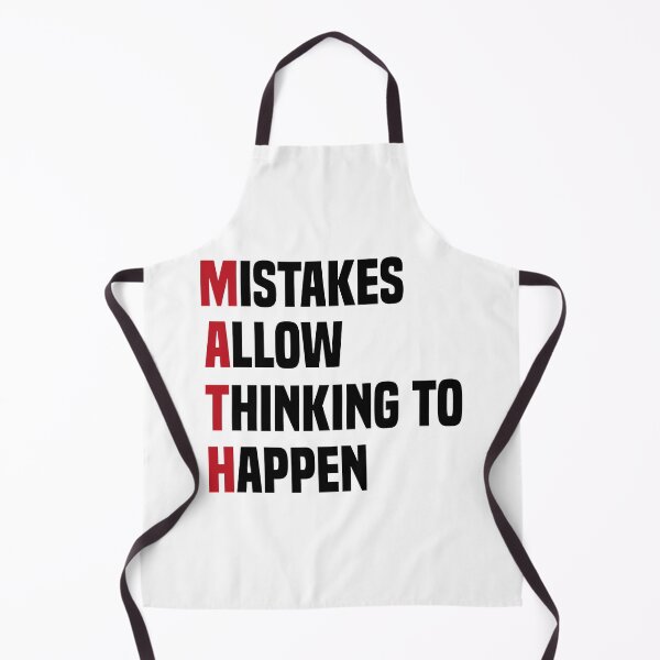 Item preview, Mistakes Allow Thinking To Happen - Math Student designed and sold by medbdj.