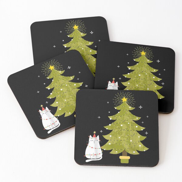 Item preview, Funny Cat Christmas Tree Cat Santa Xmas Boys Girls designed and sold by Savelievich.
