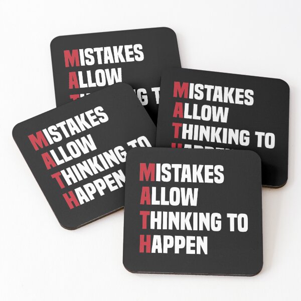 Item preview,  Mistakes Allow Thinking To Happen - Math Student designed and sold by medbdj.