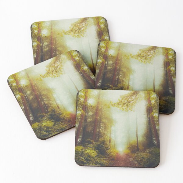 Item preview, Dream Hike - Path Through Foggy Forest designed and sold by Dyrk Wyst Redbubble Shop.