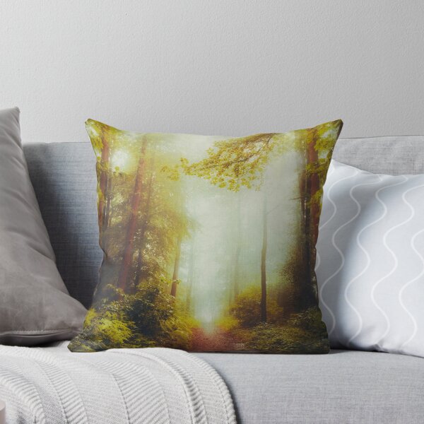Item preview, Dream Hike - Path Through Foggy Forest designed and sold by Dyrk Wyst Redbubble Shop.