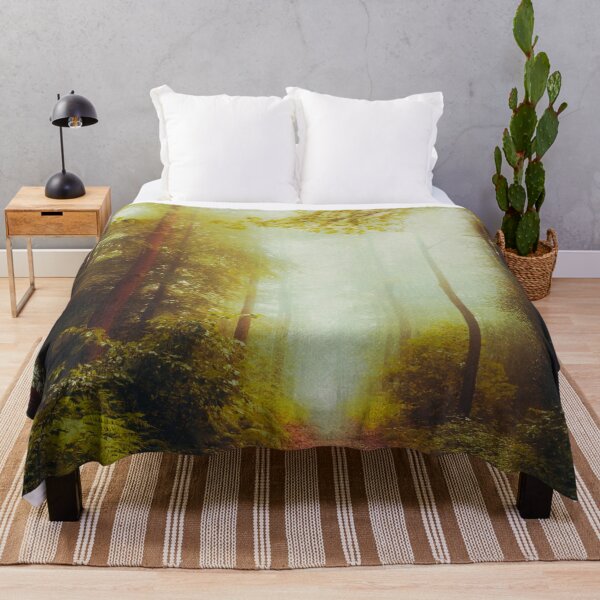 Item preview, Dream Hike - Path Through Foggy Forest designed and sold by Dyrk Wyst Redbubble Shop.