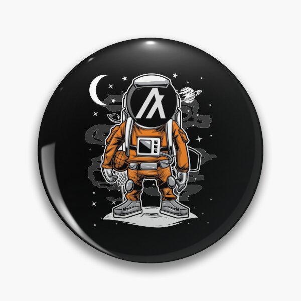 Artikelvorschau, Astronaut Basketball Algorand ALGO Coin To The Moon Crypto Token Cryptocurrency Blockchain Wallet entworfen und verkauft von AriellaGross.