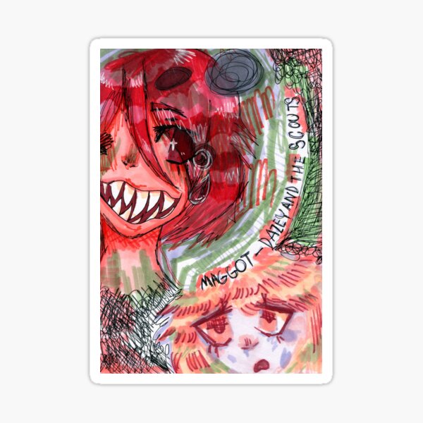 Maggot Dazey And The Scouts Sticker