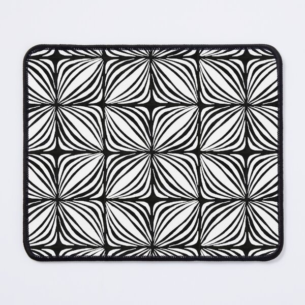 Item preview, Square linocut line pattern designed and sold by SpottiClogg.