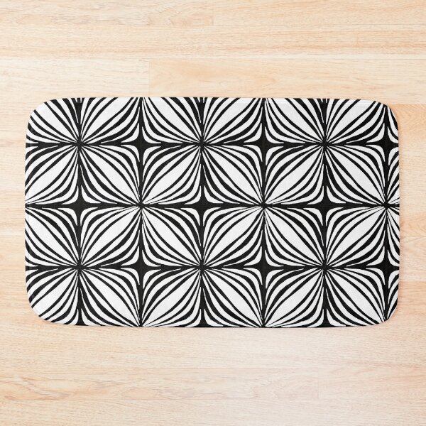 Item preview, Square linocut line pattern designed and sold by SpottiClogg.