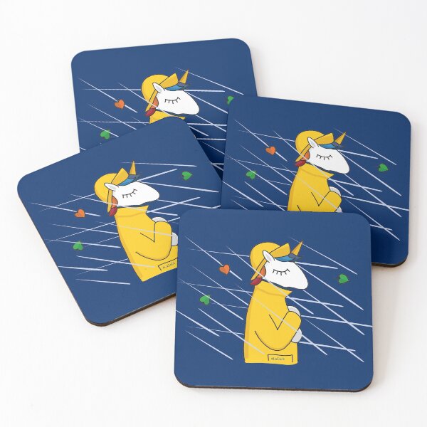 Item preview, Unicorn in the autumn storm designed and sold by LaDaDi.