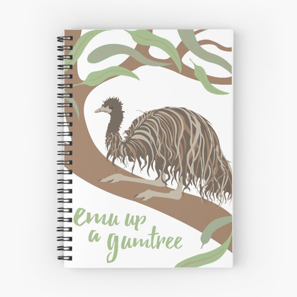 Item preview, Aussie 12 days of Christmas Emu up a gumtree designed and sold by lumos94.