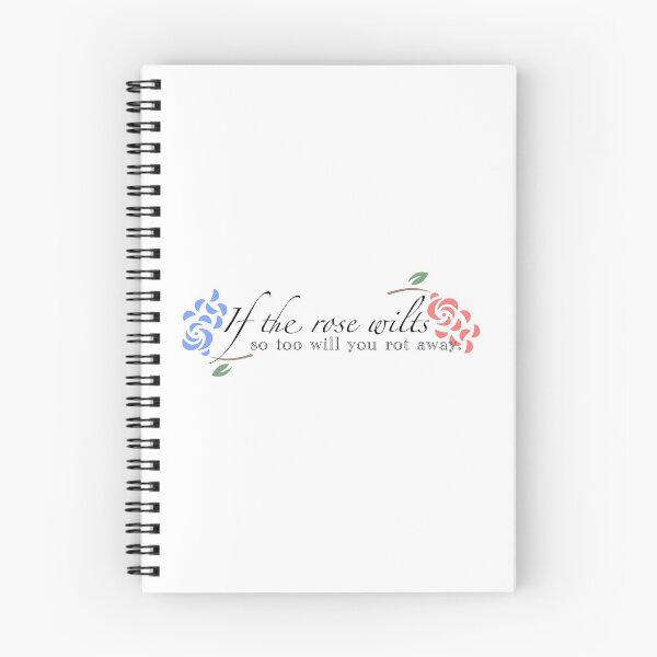 Item preview, if the rose wilts, so too will you rot away ib quote light version 1 designed and sold by soriphee.