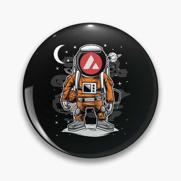 Item preview, Astronaut Basketball Avalanche AVAX Coin To The Moon Crypto Token Cryptocurrency Blockchain Wallet HODL designed and sold by AriellaGross.
