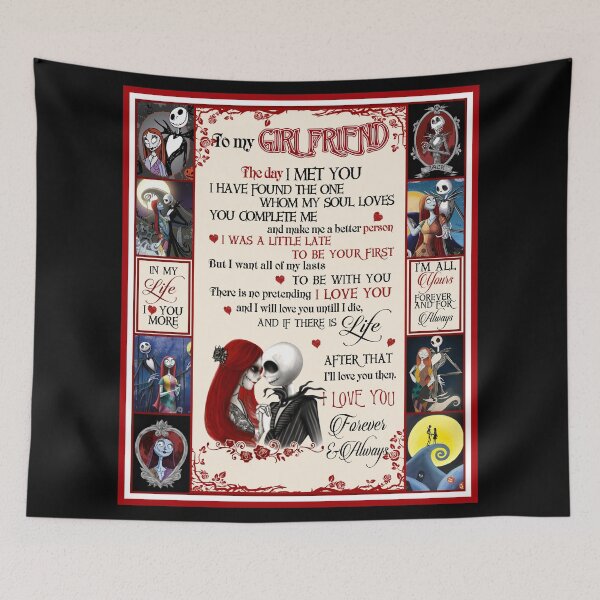 Item preview, Jack Skellington & Sally To My Girlfriend The Day I Met You designed and sold by CaliforniaStore.
