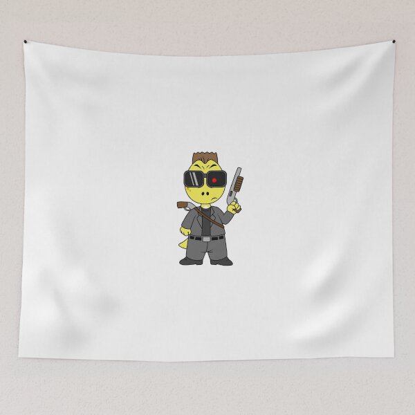 Item preview, Illustration of Tyrannosaurus Rex dressed as the Terminator. designed and sold by StocktrekImages.