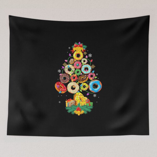 Item preview, Funny Donuts Xmas Tree Lighting Donuts Lovers Christmas designed and sold by Vavilovvladimir.