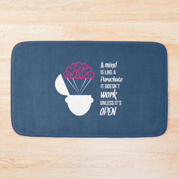 Item preview, A mind is like a Parachute, It doesn_t Work unless it_s OPEN    designed and sold by AnuttaraCraf.