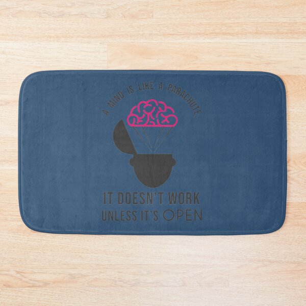 Item preview, A mind is like a Parachute, It doesn_t Work unless it_s OPEN   designed and sold by AnuttaraCraf.