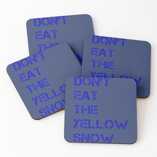 Item preview, Don_t eat the yellow snow (Blue)   designed and sold by AnuttaraCraf.