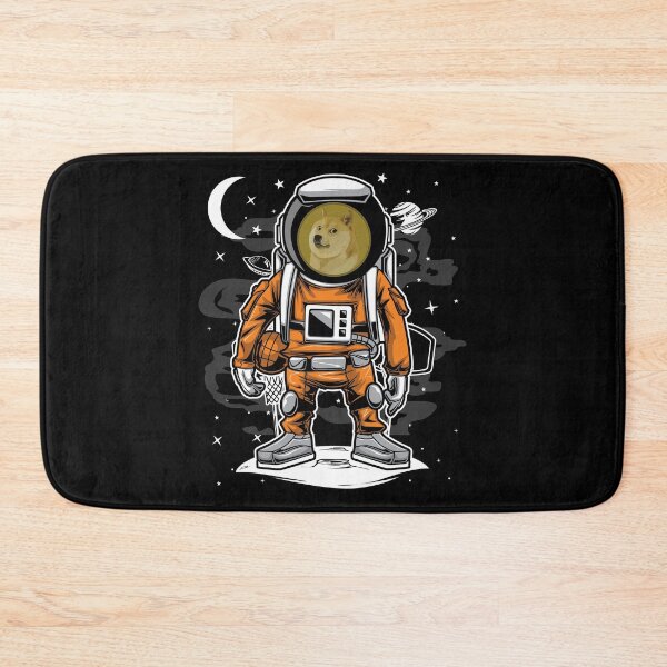 Item preview, Astronaut Basketball Dogecoin DOGE Coin To The Moon Crypto Token Cryptocurrency Blockchain Wallet HODL designed and sold by AriellaGross.