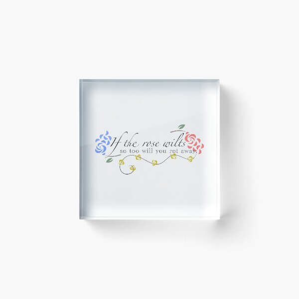 Item preview, if the rose wilts, so too will you rot away ib quote light version 2 designed and sold by soriphee.