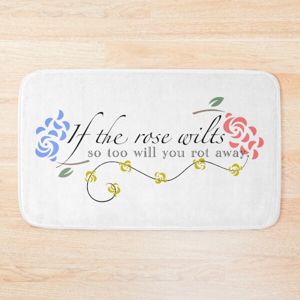 Item preview, if the rose wilts, so too will you rot away ib quote light version 2 designed and sold by soriphee.