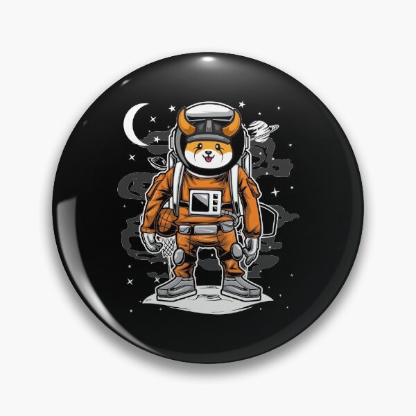 Item preview, Astronaut Basketball Floki Inu Coin To The Moon Crypto Token Floki Army Cryptocurrency Blockchain Wallet HODL designed and sold by AriellaGross.