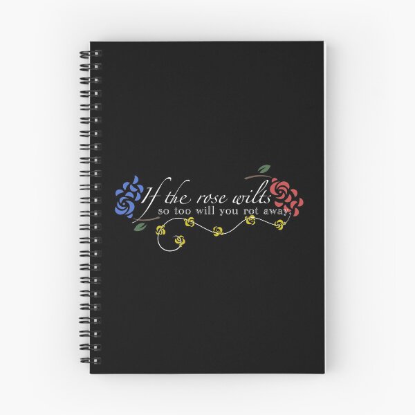 Item preview, if the rose wilts, so too will you rot away ib quote dark version 2 designed and sold by soriphee.