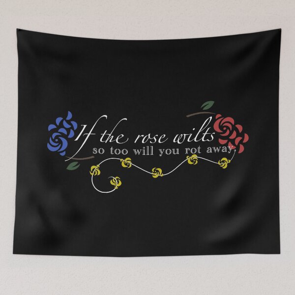 Item preview, if the rose wilts, so too will you rot away ib quote dark version 2 designed and sold by soriphee.