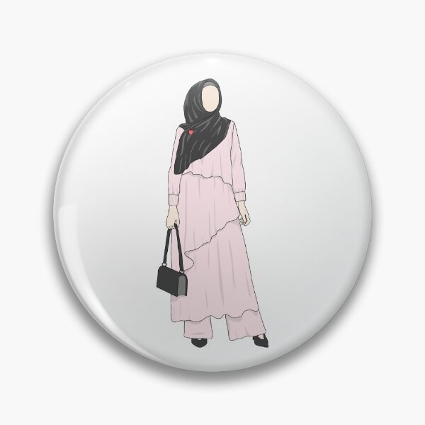 Item preview, A Muslim Woman Wears An Elegant Hijab Dress designed and sold by suwarnaadi.
