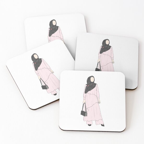 Item preview, A Muslim Woman Wears An Elegant Hijab Dress designed and sold by suwarnaadi.