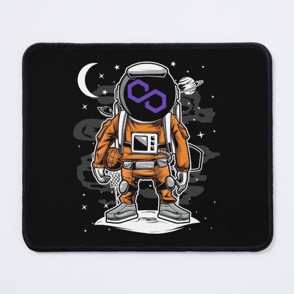 Item preview, Astronaut Basketball Polygon Matic Coin To The Moon Crypto Token Cryptocurrency Blockchain Wallet HODL designed and sold by AriellaGross.