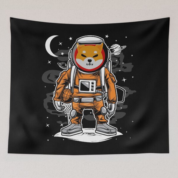 Item preview, Astronaut Basketball Shiba Inu Shib Coin To The Moon Crypto Token Cryptocurrency Blockchain Wallet HODL designed and sold by AriellaGross.