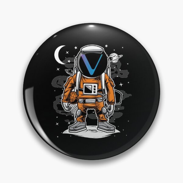 Item preview, Astronaut Basketball Vechain VET Coin To The Moon Crypto Token Cryptocurrency Blockchain Wallet HODL designed and sold by AriellaGross.