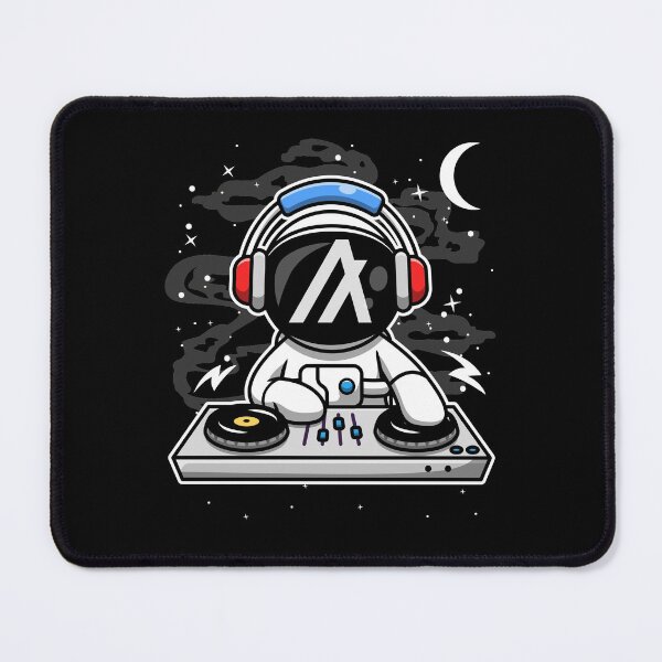 Item preview, Astronaut DJ Algorand ALGO Coin To The Moon Crypto Token Cryptocurrency Blockchain Wallet designed and sold by AriellaGross.